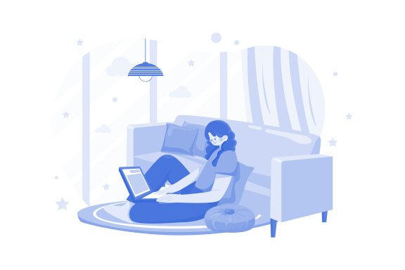 M593_Work From Home Illustration Pack