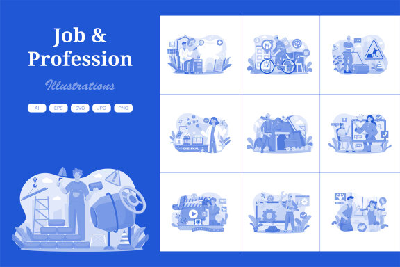 M587_Professions Illustration Pack