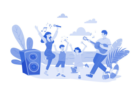 M586_Summer Holiday Illustration Pack