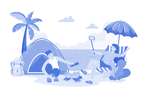 M586_Summer Holiday Illustration Pack