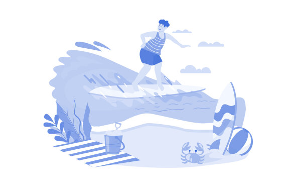 M586_Summer Holiday Illustration Pack
