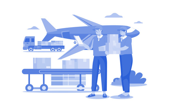 M585_Delivery Services Illustration Pack