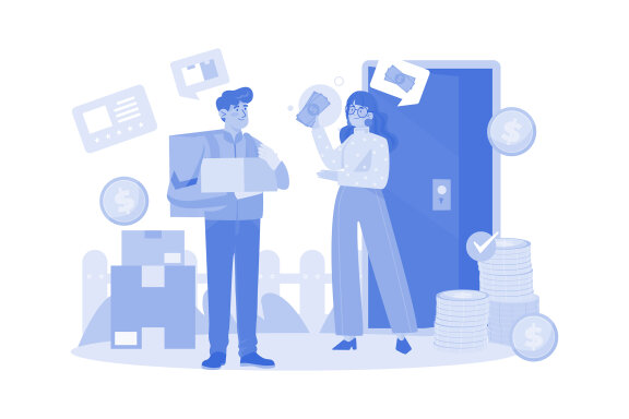 M582_Delivery Service Illustration Pack