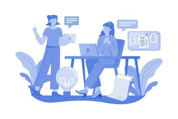 M574_Remote Working Illustration Pack