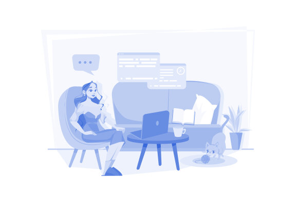 M560_Remote Work Illustration Pack