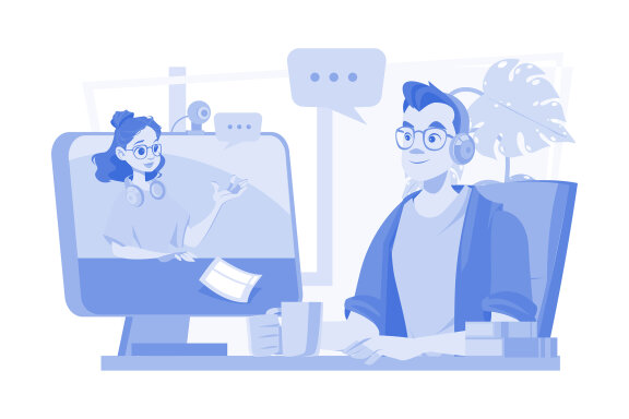 M560_Remote Work Illustration Pack