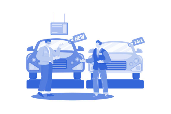 M550_Car Dealership Illustrations 2