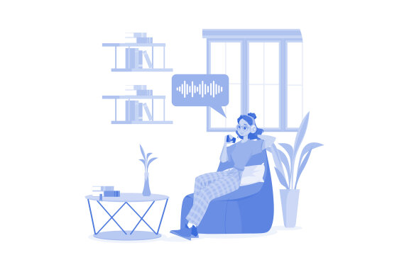 M536_Live Stream & Podcast Illustration Pack