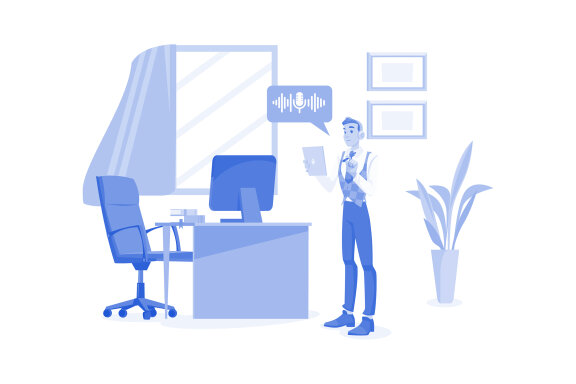 M536_Live Stream & Podcast Illustration Pack