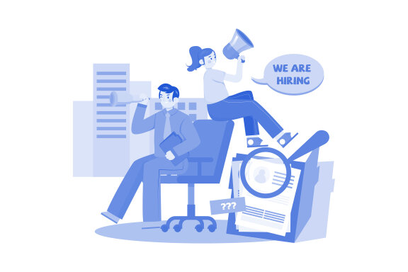M528_Interview & Hiring Illustration Pack