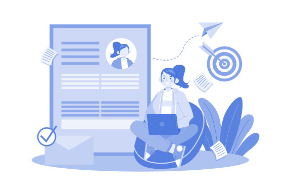 M528_Interview & Hiring Illustration Pack