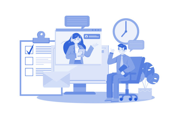 M528_Interview & Hiring Illustration Pack