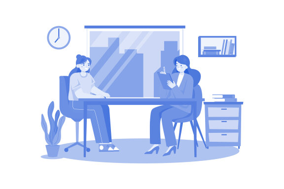 M528_Interview & Hiring Illustration Pack
