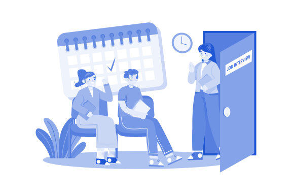 M528_Interview & Hiring Illustration Pack