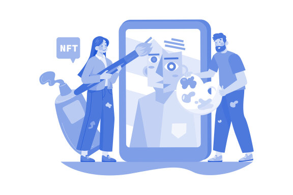 M525_NFT & Crypto Illustration Pack