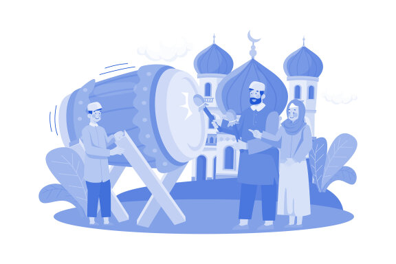 M514_Eid Mubarak Illustration Pack