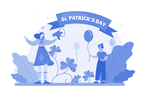 M512_St. Patrick’s Day Illustration Pack