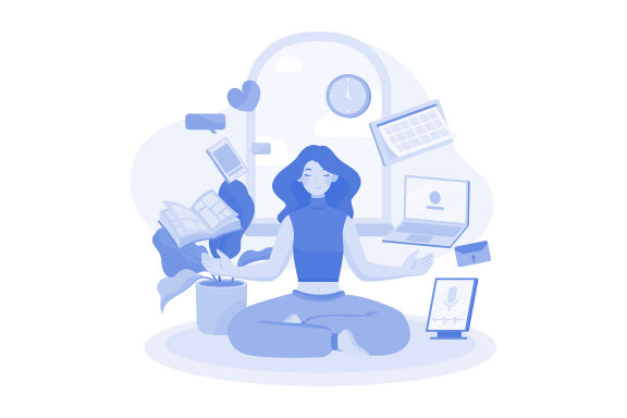 M508_Remote Working Illustration Pack