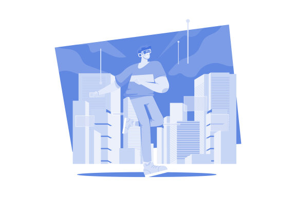 M504_Digital Metaverse Illustration Pack