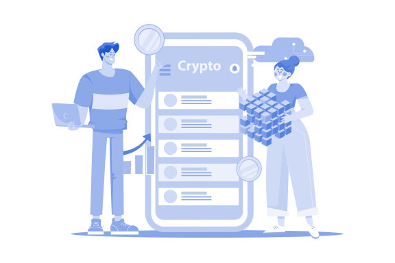 M503_Blockchain Technology Illustration Pack