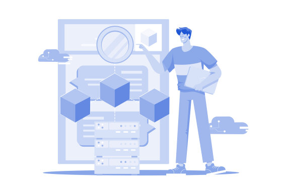 M503_Blockchain Technology Illustration Pack