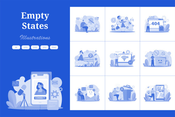M499_Empty States Illustration Pack