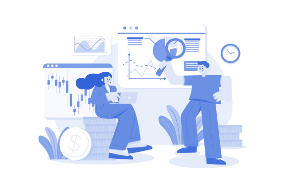 M493_Stock Market Illustration Pack