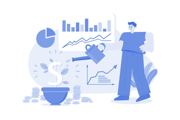 M493_Stock Market Illustration Pack