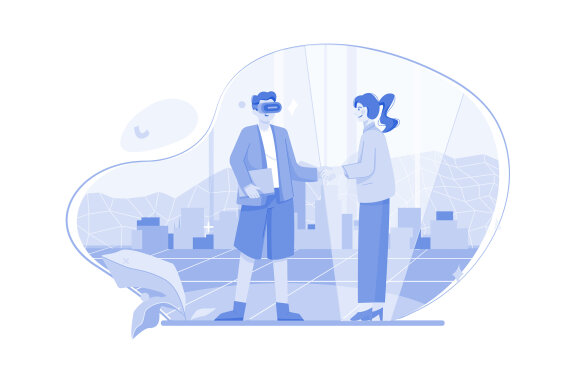 M490_Metaverse Technology Illustration Pack