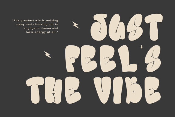 Liztoo Graffiti Bubble FREE Font