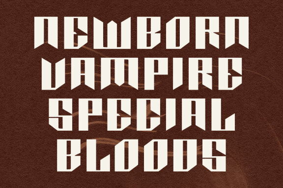 Malciq Horror Display Font