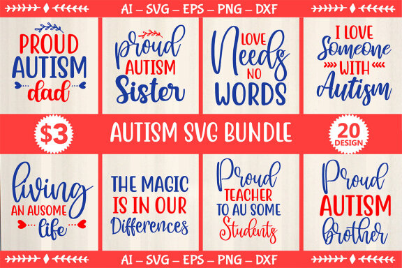 Autism SVG Bundle