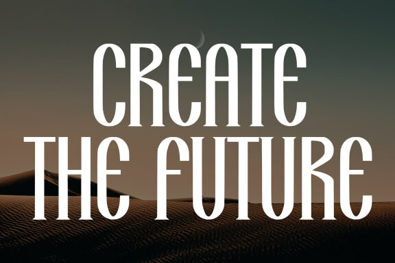 Vlettory Futuristic Display Font