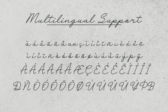 Nestaly | Monoline Script Handwritten