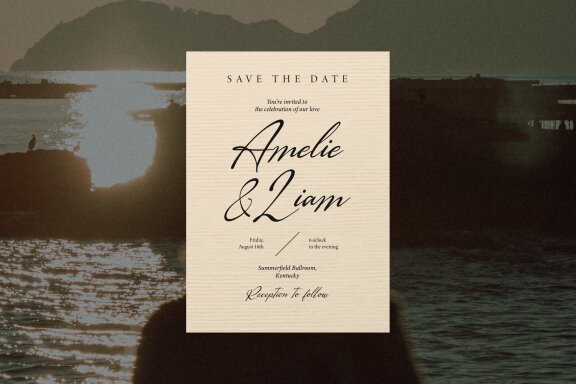The Morteffis | Modern Chic Calligraphy