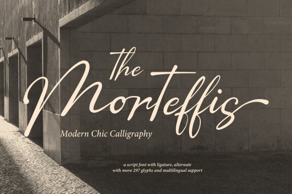 The Morteffis | Modern Chic Calligraphy