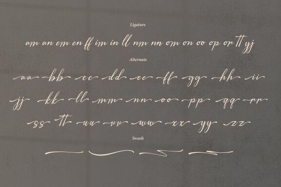 The Morteffis | Modern Chic Calligraphy
