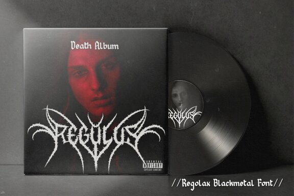 Regolax | Black Metal Font