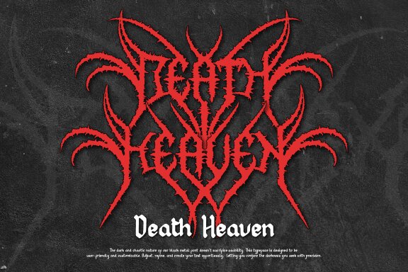 Regolax | Black Metal Font