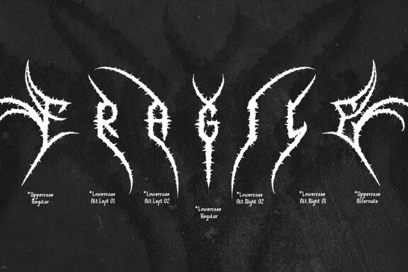 Regolax | Black Metal Font