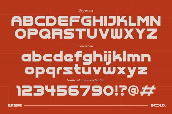 Ease Bold | Display Sans Serif