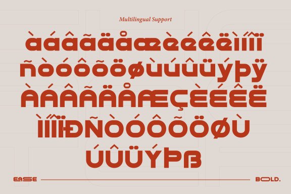 Ease Bold | Display Sans Serif