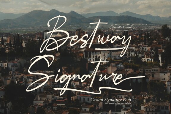 Bestway Signature | Casual Signature Font