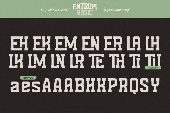 Entropi Basic | Display Slab Serif