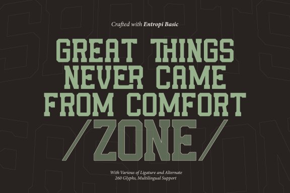 Entropi Basic | Display Slab Serif