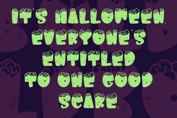 Voxubydo Halloween Display Font
