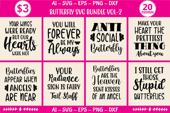 Butterfly SVG Bundle