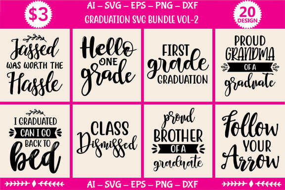 Graduation SVG Bundle
