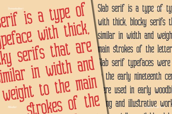 Micelar | Display Slab Serif
