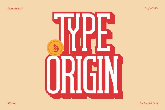 Micelar | Display Slab Serif